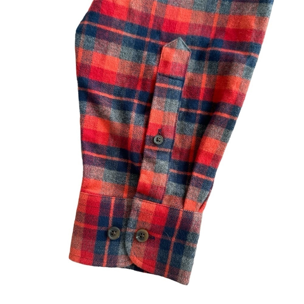 Heimie’s Haberdashery Men’s Shirt Red Plaid Long Sleeve size Large Button Down - Picture 4 of 8